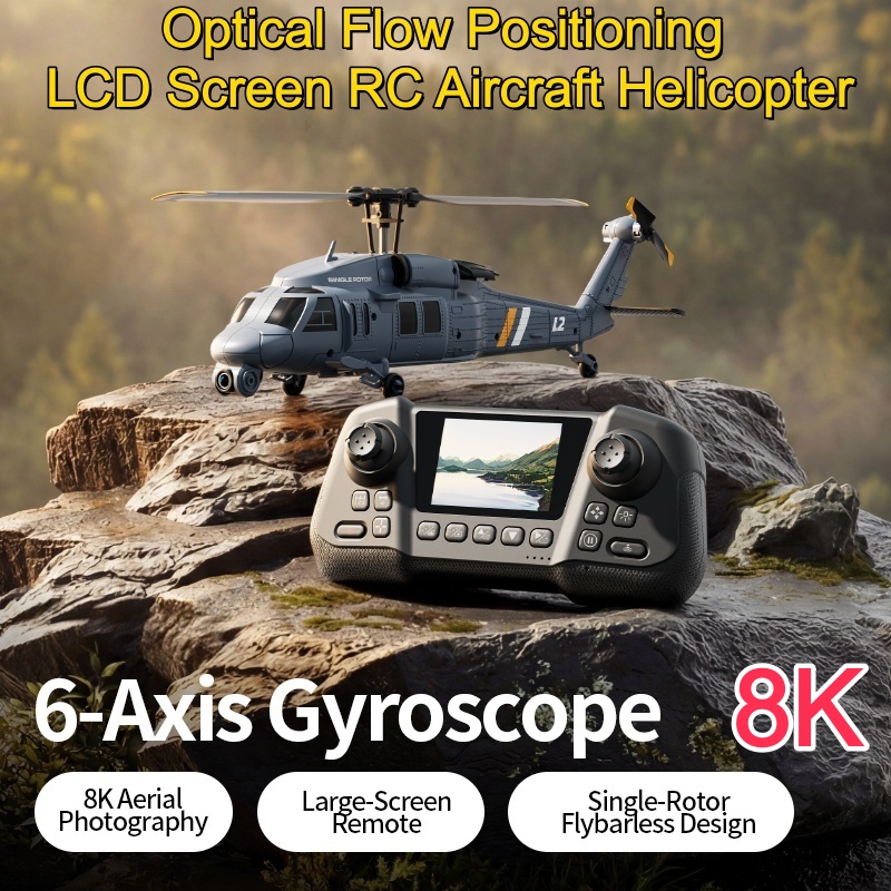 Rc Helicopter Nitro - Helikopter RC 8K Flybarless Optical Flow