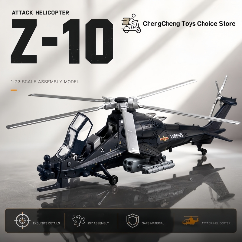 1/72 Seri Militer Kreatif Z-10 - Rc Helicopter Bag ulasan dan harga