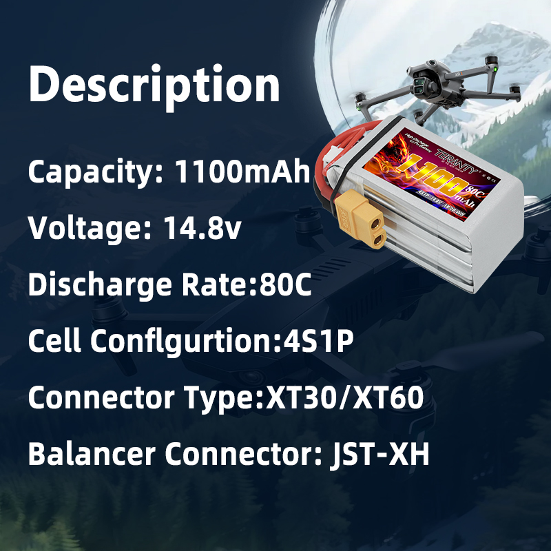 TERANTY 4S 1100MAh 80C/160C Ba - Rc Helicopter Parts ulasan dan harga