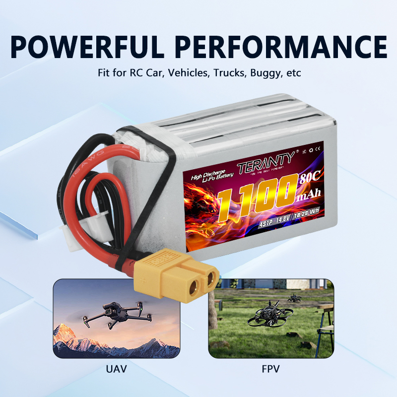 TERANTY 4S 1100MAh 80C/160C Ba - Rc Helicopter Parts ulasan dan harga