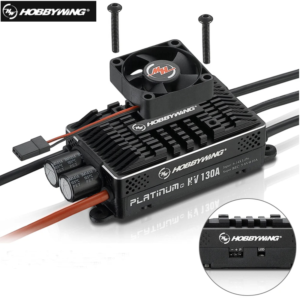 Hobbywing Platinum HV 130A SBE - Rc Helicopter Motor ulasan dan harga