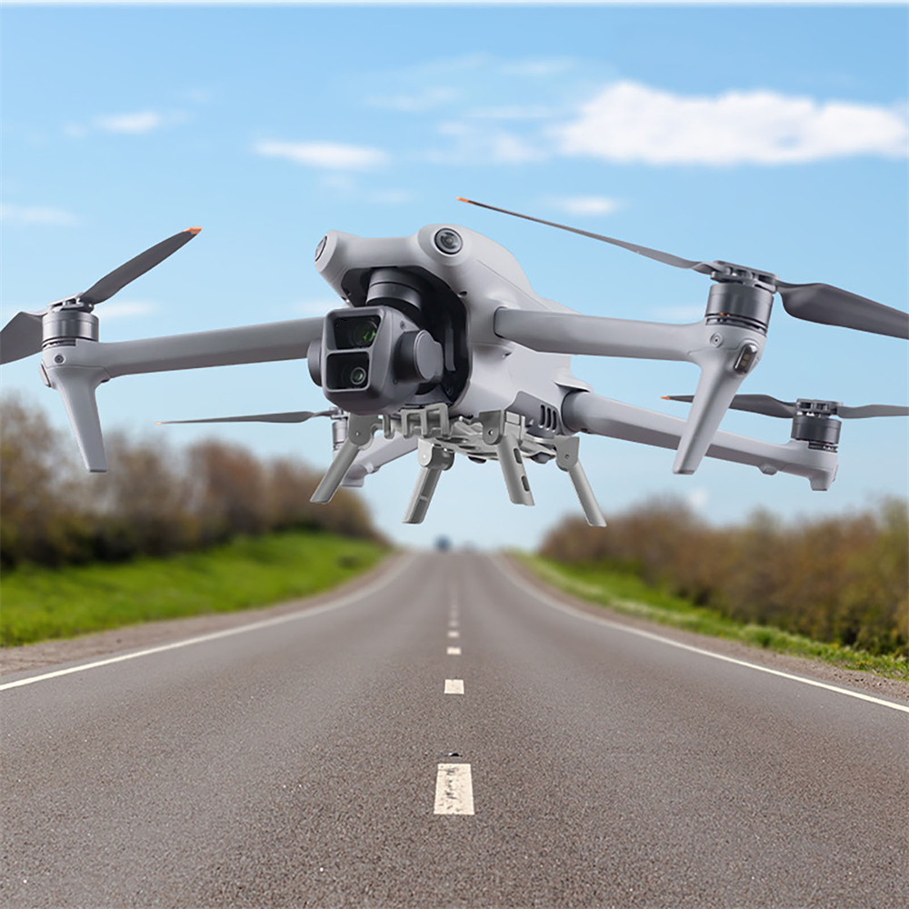 Roda gigi pendaratan lipat abu - Dji Drone Air 3 ulasan dan harga