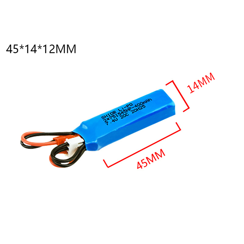 Baterai Mobil RC 7.4V 400Mah B - Rc Helicopter Parts ulasan dan harga